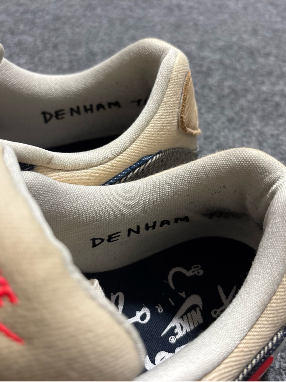 Size 8 - Nike Air Max 90 x Denham 2020 Infrared Denim CU1646-400 Men's - Picture 11 of 14